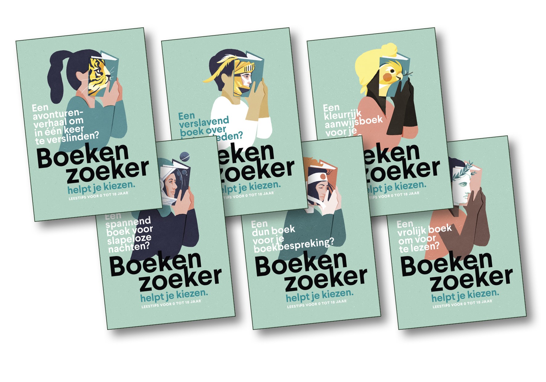 Postkaartjes Boekenzoeker