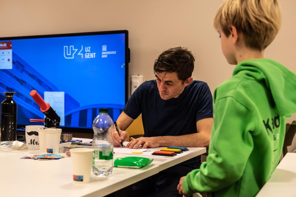 Benjamin Leroy in UZ Gent - © Simon Bequoye en Iedereen Leest