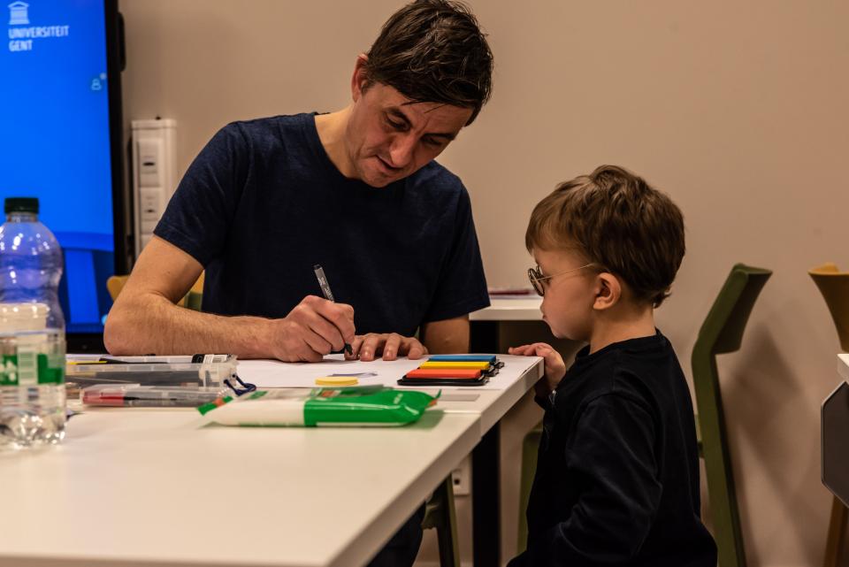 Benjamin Leroy in UZ Gent - © Simon Bequoye en Iedereen Leest