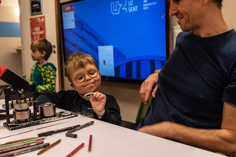 Benjamin Leroy in UZ Gent - © Simon Bequoye en Iedereen Leest