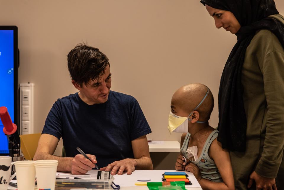 Benjamin Leroy in UZ Gent - © Simon Bequoye en Iedereen Leest