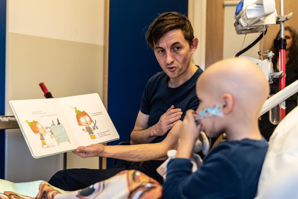 Benjamin Leroy in UZ Gent - © Simon Bequoye en Iedereen Leest