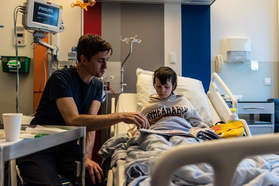 Benjamin Leroy in UZ Gent - © Simon Bequoye en Iedereen Leest