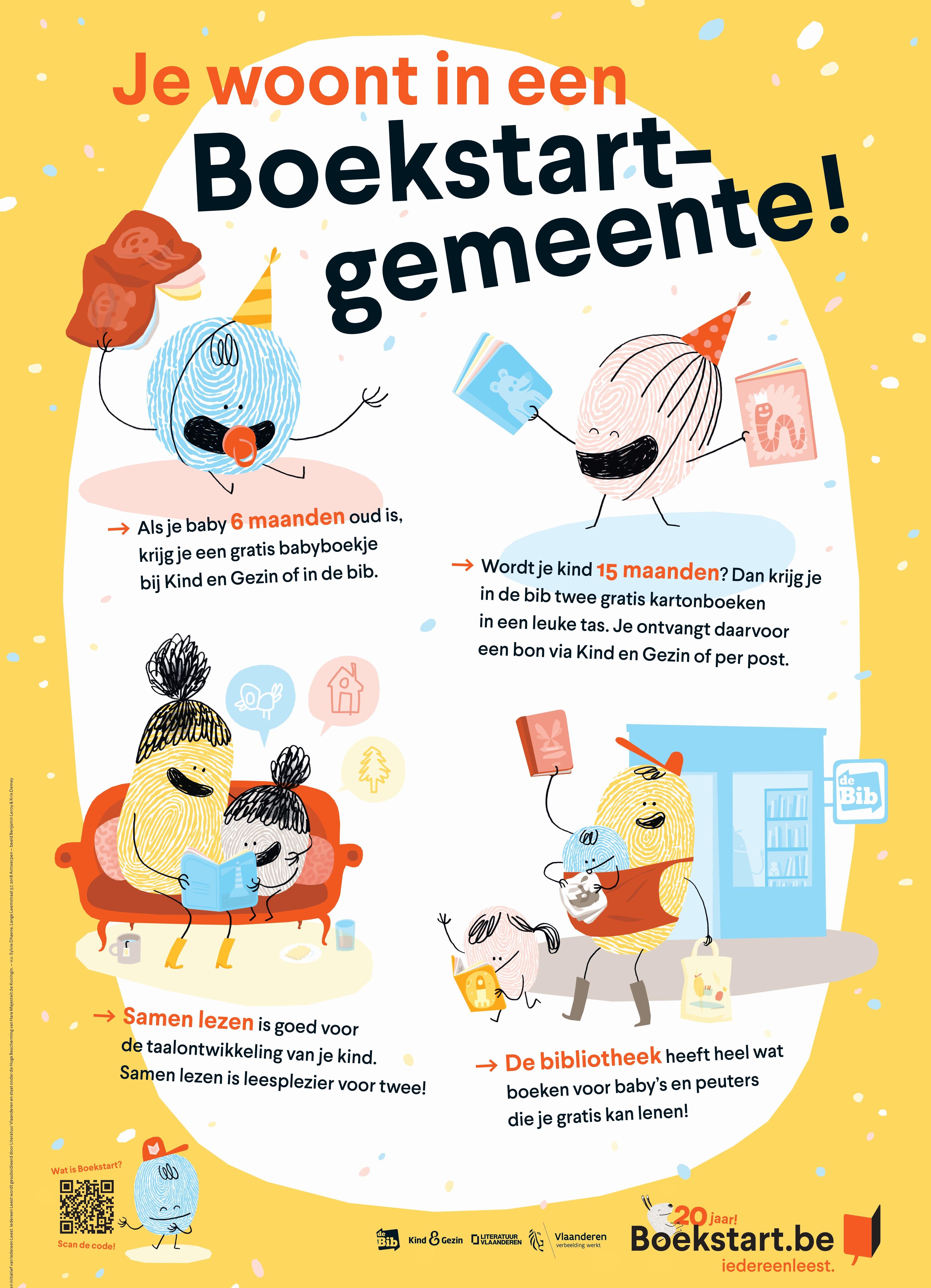 Wat is Boekstart?-affiche